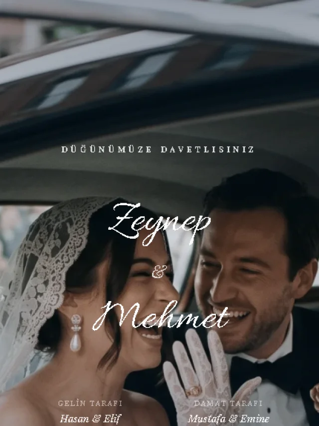Liman dijital davetiye teması — Düğün davetiyesi tasarımı
